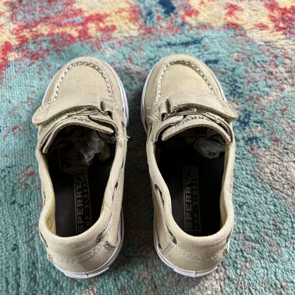 Sperry Top Sider Tan Boat Shoes 9.5M - Picture 3 of 5